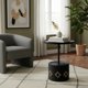 thumbnail image 1 of Mesa Lateral Mesa De Centro Negra Moderna Flor 52cm Negro, 1 of 3