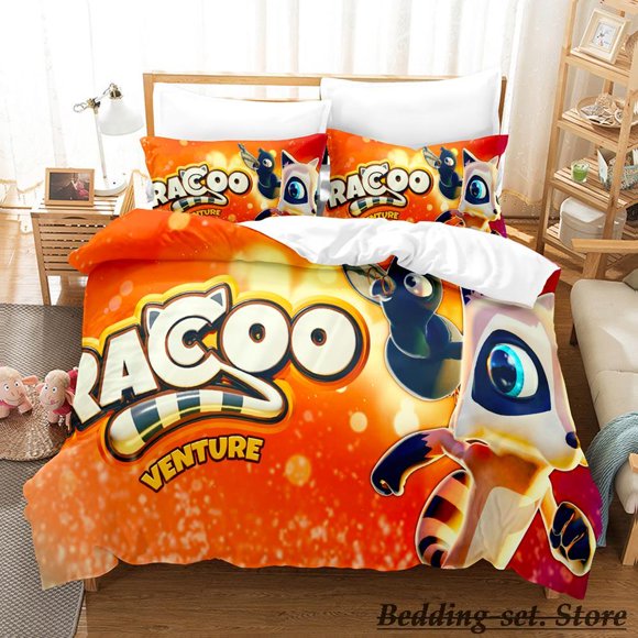Raccoo Venture Bedding Set Bed Set Adult Kid Bedroom Duvetcover Setsparure de lit Bed