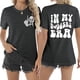 thumbnail image 1 of Camiseta Talovee para Día del Juego de Béisbol para mujer, color gris oscuro, talla M, 1 of 6