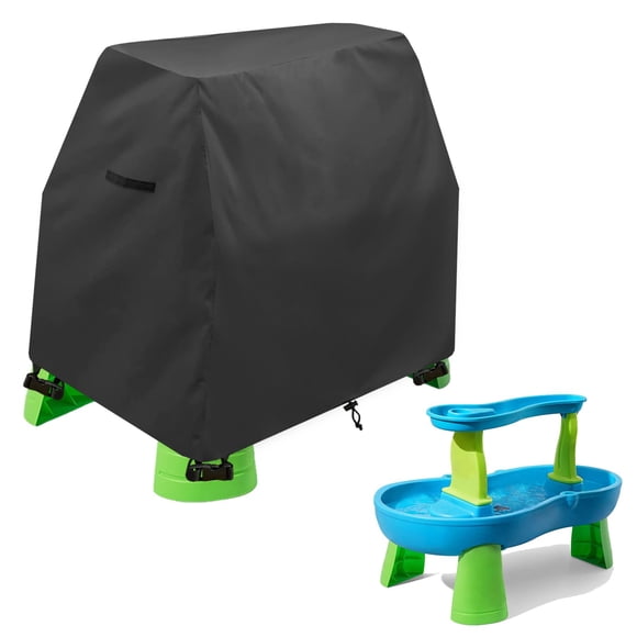 Cubierta para mesa de agua Aacabo para niños, duchas tipo lluvia y estanque