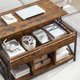 thumbnail image 2 of Mesa de Centro Elevable Maite | Multifuncional con Estilo Industrial, 2 of 7