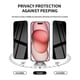 thumbnail image 3 of Protector de pantalla privacidad Ifaeveus iPhone 15/14 (3 unidades), 3 of 6