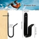 thumbnail image 2 of Snowboard Wall Mount Clips Horizontal Skateboard Wall Mount, 2 of 3