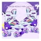 thumbnail image 5 of Patines 4 Ruedas Led Ajustable Para Niñas Arcoiris Morado, 5 of 8