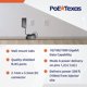 thumbnail image 3 of Inyector PoE Texas de 4 puertos 48 V 48 W 110 V/220 V, 3 of 7