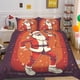 thumbnail image 1 of Christmas Gifts Santa Claus Quilt Duvet Cover Set Bedspread3-Piece Bedding Set, 1 of 4