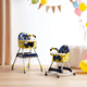thumbnail image 2 of Silla Comer Bebe Doble Altura Safe Baby Mecedora Reclinable Amarillo/Azul, 2 of 6