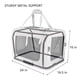 thumbnail image 2 of Transportín para mascotas Petseek, extra grande, plegable, para perros medianos, 2 of 6