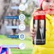 thumbnail image 5 of Buenos MuchachosBotella de Agua con Tapa Pop Top de Un Toque, Acero Inoxidable, a Prueba de Fugas, para Deportes, Botella Infantil rosa 12 oz, 5 of 6