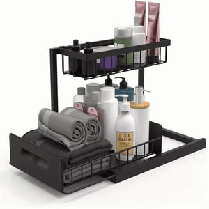 Wakeshome - Rack Organizador Debajo Del Fregadero Para Cocina O Baño