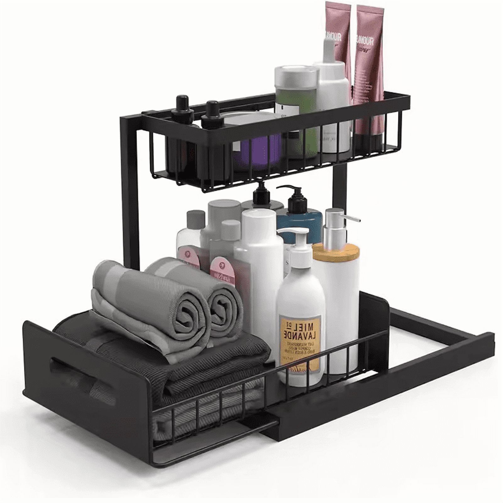 Wakeshome - Rack Organizador Debajo Del Fregadero Para Cocina O Baño