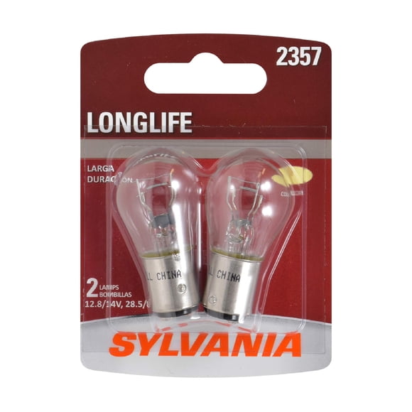 Bombilla SYLVANIA 2357 de larga duración en miniatura para DRL y respaldo