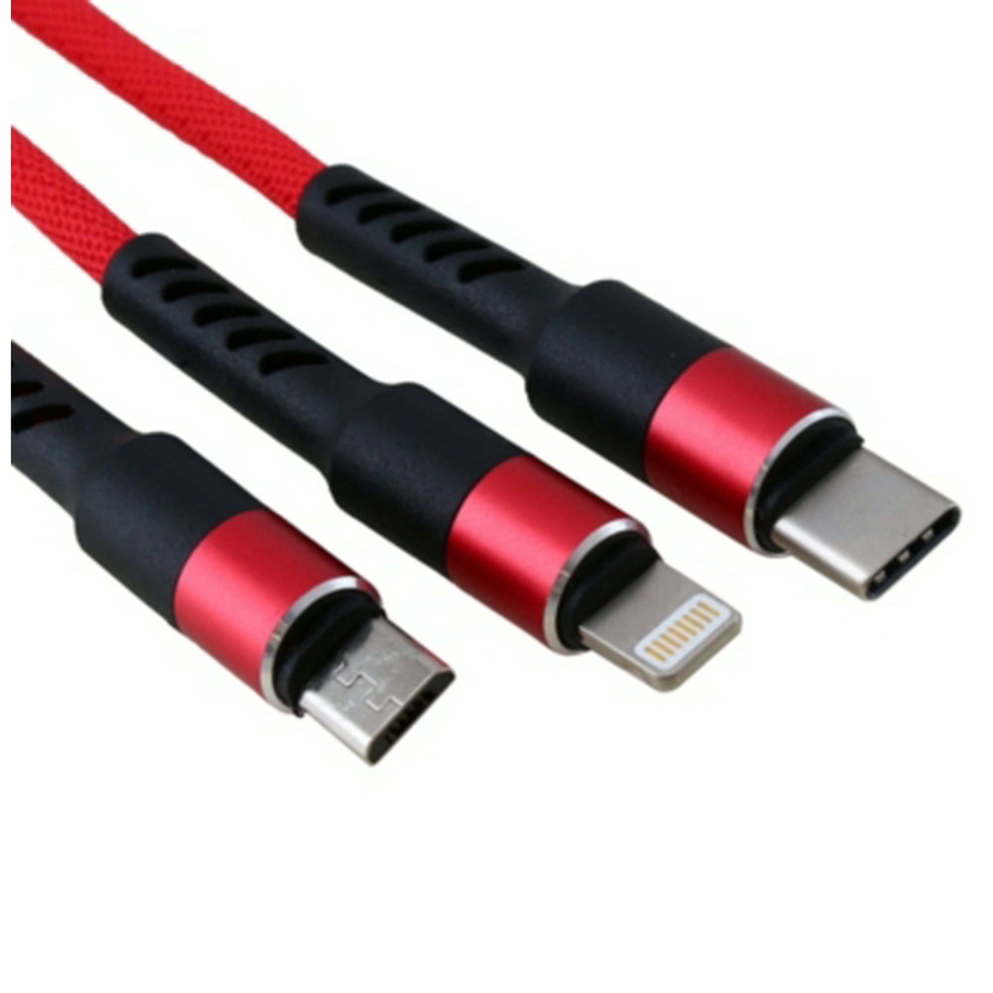 Klee - Cargador Auto Dual Usb Cable Usb Triple Salida
