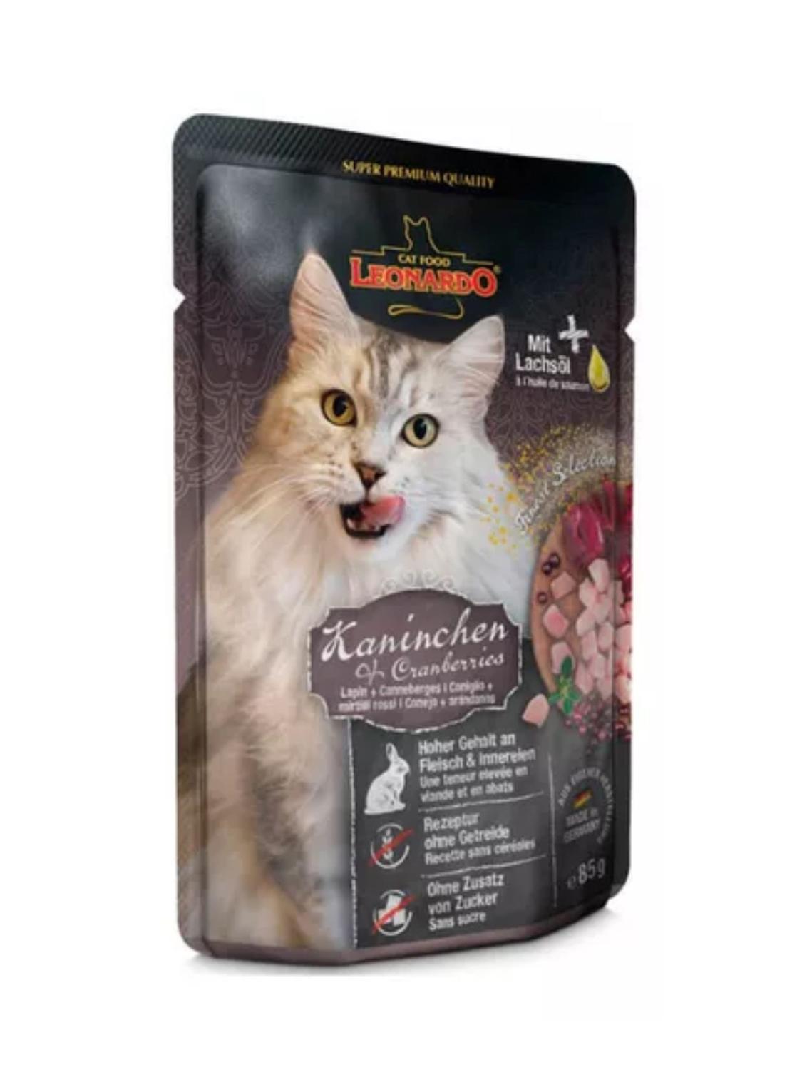 Genérico - Alimento Leonardo Conejo Y Arandano - Sobre 85G Amarillo 756435-1