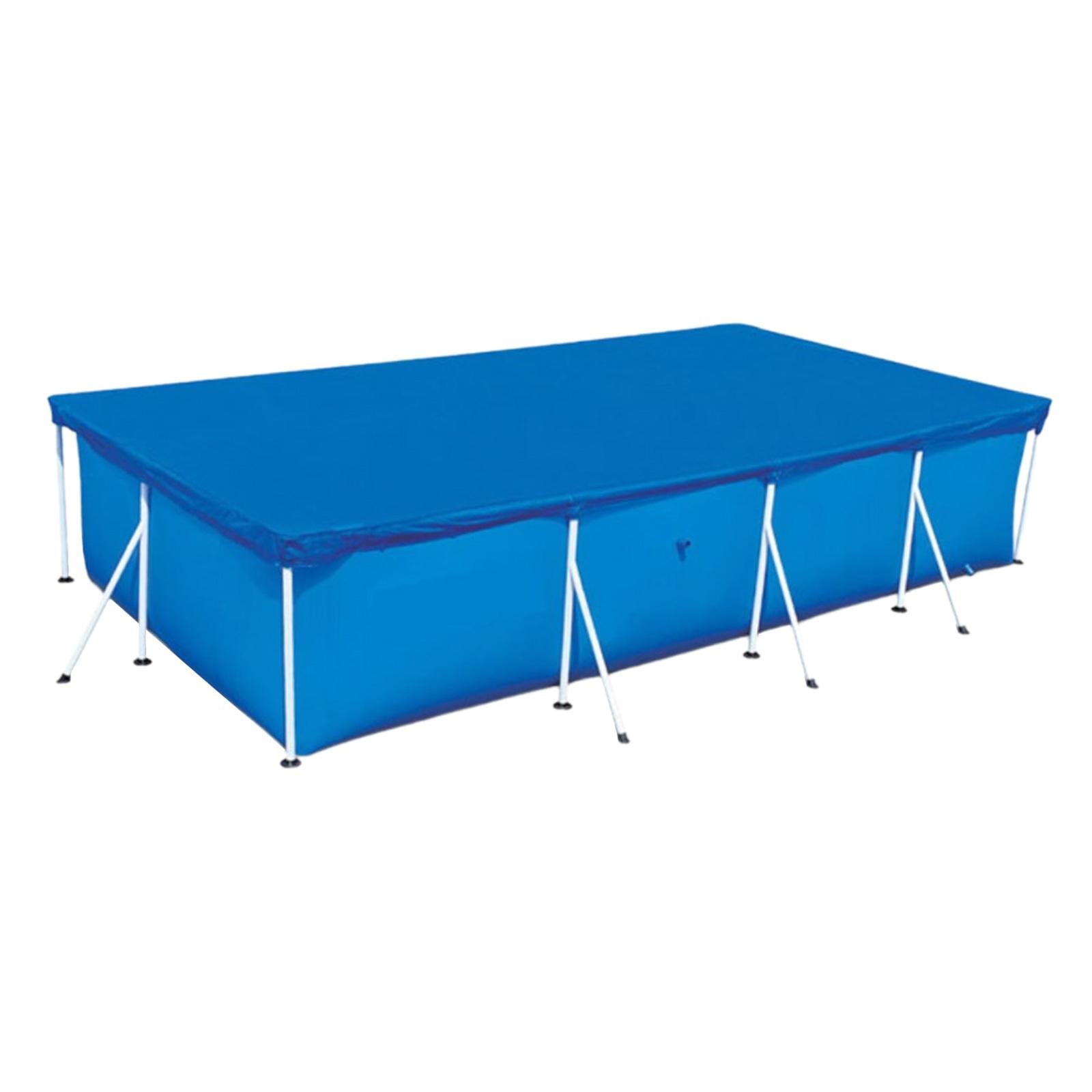 Magideal - Cubierta Rectangular Para Piscina, Marco Rectangular, Cubierta Para Piscina, Cubierta Inflable Multifuncional Para Piscina, Cubierta Para Piscina De 410cmx226cm