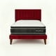 thumbnail image 3 of Cama Plaza y Media Turin Rojo Respaldo + Base + Colchon Mery Desing Excellence Plus, 3 of 7