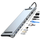 thumbnail image 1 of Hub adaptador 11 en 1 USB tipo C HDMI VGA USB LAN SD, 1 of 3