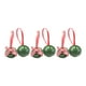 thumbnail image 1 of 6 Piezas Campanas De Navidad 2023 Decorativas Con Lazo Para Sala De Navidad Vacaciones Verde, 1 of 5