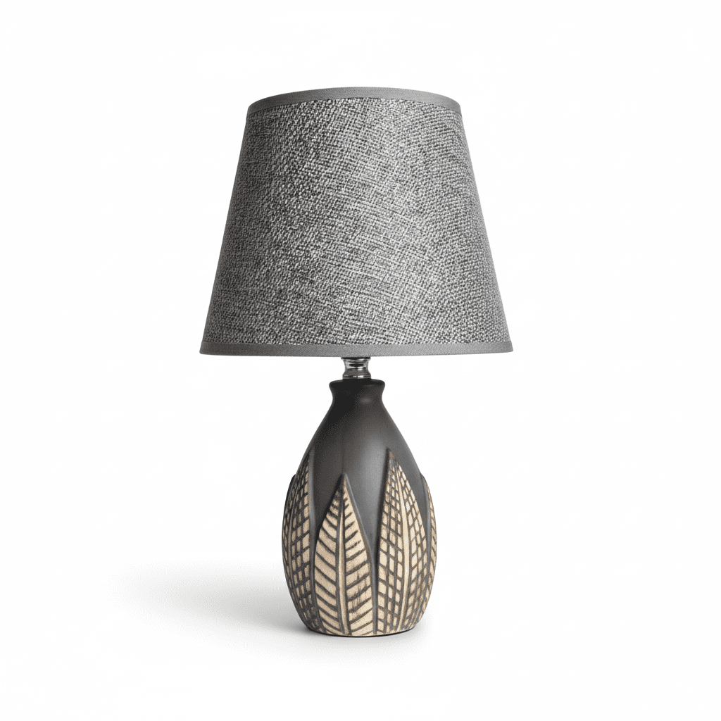 Genérica - Lámpara Velador Mesa Decoración Dormitorio Escritorio Living Minimalista Interior E27