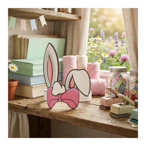 Genérico - Pack 50 Cintillos Orejas De Conejo Pascua Resurrección Cartón