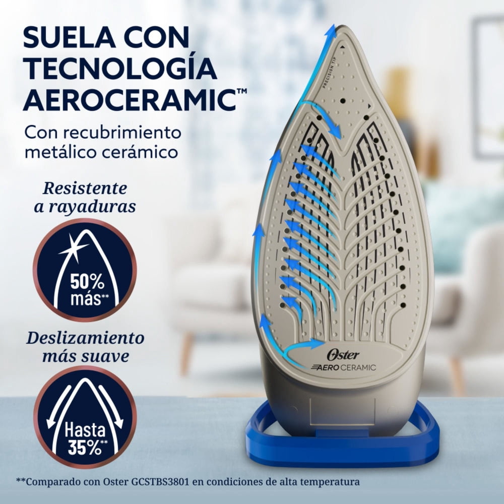 Oster AeroGlide Max S7800 Azul Claro, foto 2
