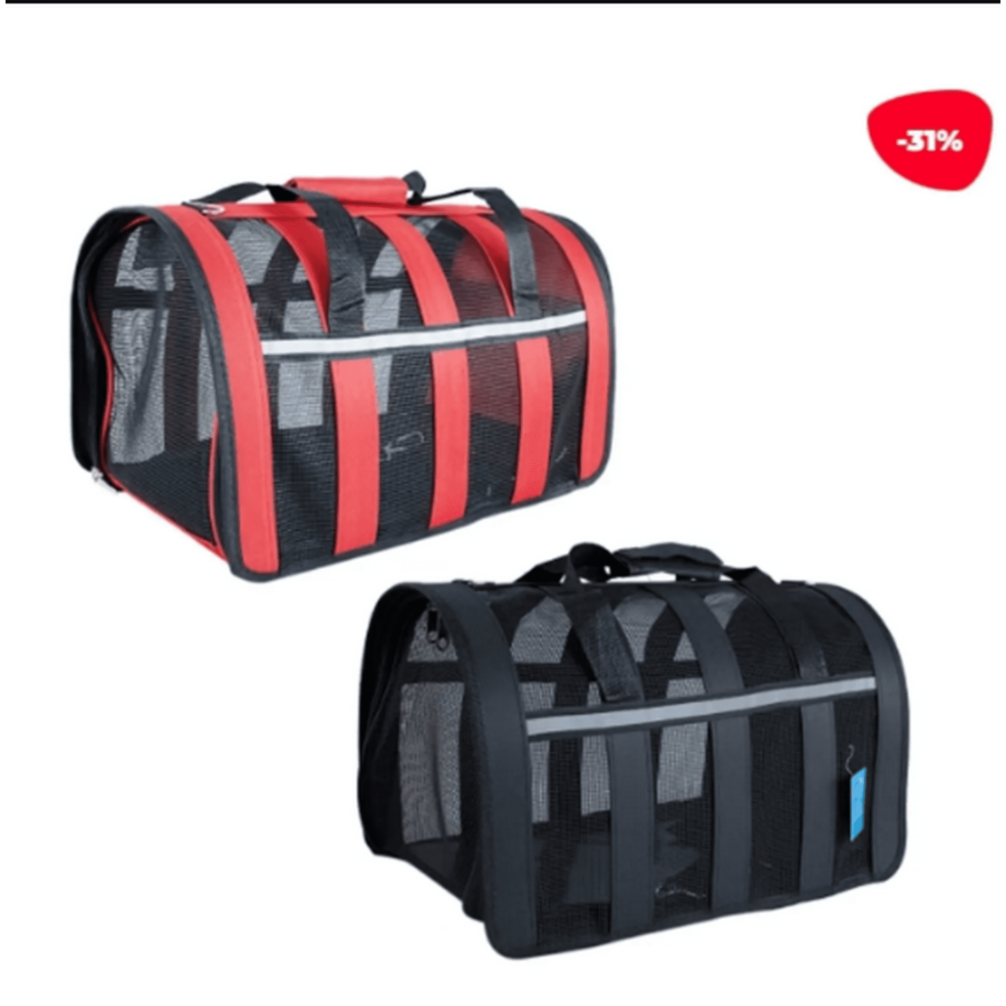 Genérico - Bolso Portatil Para Mascota De Malla 42x26x27cm