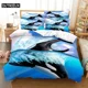 thumbnail image 1 of Marine life Bedding Set Duvet Cover Set Bedding Digital Printing Bed Linen Size Bedding Set Fashion Design Bed Sheets, 1 of 5