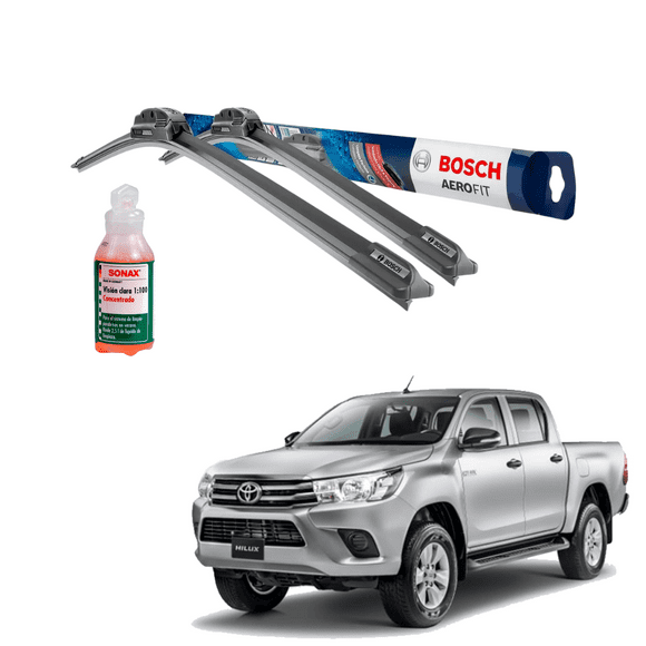 Plumillas Bosch Aerofit para Toyota Hilux 2016-2023