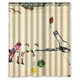 thumbnail image 1 of Cortina de ducha con diseño de Babys And Drift Bottles, con ganchos, 60 x 72 pulgadas, 1 of 3