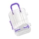 thumbnail image 2 of Organizador De Joyas Con Forma De Maleta, Cofre Del Tesoro Portátil, Caja De Recuerdo, Violeta, 2 of 3