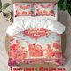 thumbnail image 1 of 3pcs Happy Valentine'S Day Themed Bedding Set | 1 Duvet Cover + 2 Pillowcases Polyester, 1 of 5