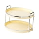 thumbnail image 3 of Bandeja De Mostrador De 2 Niveles Bandeja Decorativa Para Sala De Estar Almacenamiento De Cosméticos Cocina Amarillo, 3 of 5