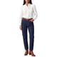 thumbnail image 2 of Blusa con Volantes y Encaje Hueco para Mujer INSPIRE CHIC, Cuello Alto, Ajuste Regular, Talla X Grande, Blanco, 2 of 6