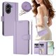 thumbnail image 2 of Funda Billetera Delgada para Honor X7E, Cuero Sintético, Morado Claro, 2 of 6