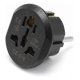 thumbnail image 1 of Adaptador universal a Schuko/Chile 16A negro, 1 of 3