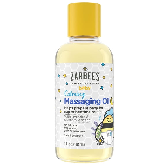 Aceite de masaje Zarbee's Baby Calming con lavanda y manzanilla 120 ml