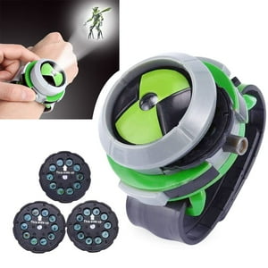 Reloj Proyector Grostmend Ben 10 Omnitrix Para Niños Con Tarjetas