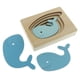 thumbnail image 3 of Rompecabezas De Madera De 5 Capas, Juguete Educativo Temprano Para Bebés, Ballena Azul, 3 of 5
