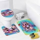 thumbnail image 4 of Tiny Toons Looniversity-theme 4-Piece Shower Curtain Set with Rugs, Waterproof Bathroom Decor Set Includes Bath Mat, U-Shaped Rug, Toilet Lid Cover and Curtain with Hooks, 4 of 6