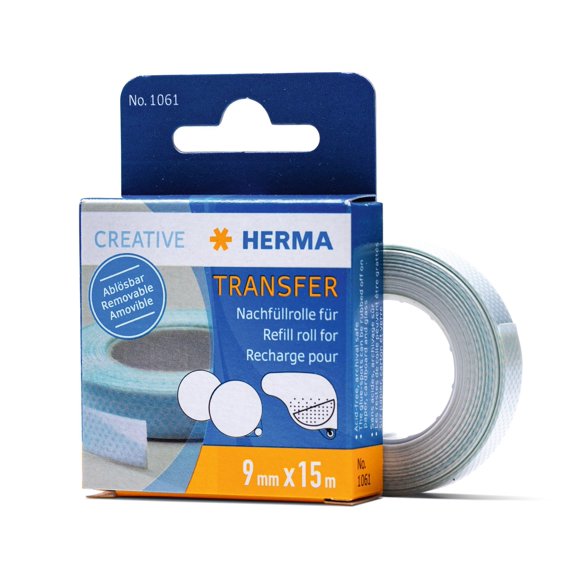 Recarga de Adhesivo No Permanente HERMA 9 mm x 15 m