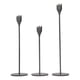 thumbnail image 1 of Pack 3 candelabros elegantes negro, 1 of 3