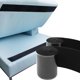 thumbnail image 1 of Cinta de gancho y bucle ECOHomes 10 cm x 6 m negra, 1 of 9