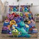 thumbnail image 3 of Monsters, Inc 3-Piece Bedding Set For Kids Boys Girls Adult Cartoon Warm Cute Fashion Holiday Present Gift Bed Sheets, 3 of 5