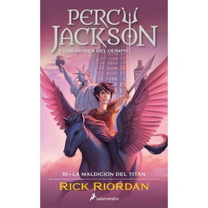 Salamandra Infantil Y Juvenil - Libro Percy J. Dioses Del Olimpo 3 - Maldicion Del Titán