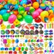 thumbnail image 1 of Huevos de Pascua JOYIN, 48 unidades, con juguetes en el interior, para niños y niñas, 1 of 7