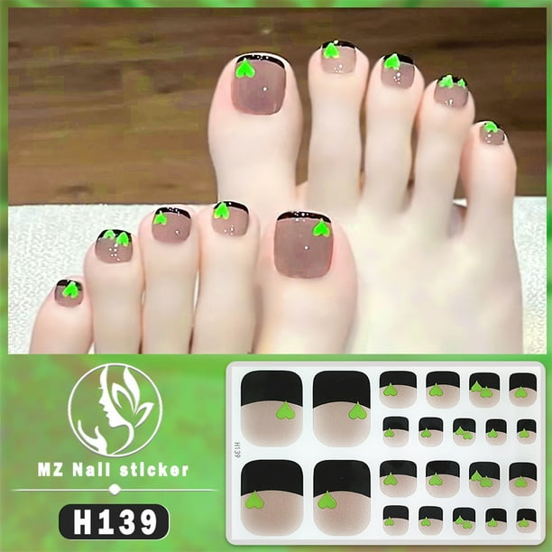 Gel New Toenail Stickers The New Whitening Toenail Stickers Crystal Manicure Toenail Stickers Health & Beauty Summer