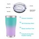 thumbnail image 2 of Taza Misty Hawk Misty Hawk Golf, 600 ml, con aislamiento al vacío, 2 of 6