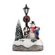 thumbnail image 2 of Escena Navideña Alberga Figuras Encendidas Para Decoración Navideña Muñeco De Nieve, 2 of 3