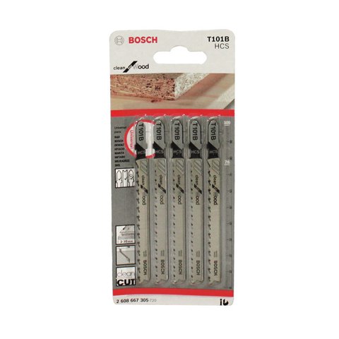 Bosch - Set De Hoja De Calar T101B Clean For Wood