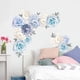 thumbnail image 3 of Pegatinas de pared con diseño de peonías florales, calcomanías de pared con flores, pósteres de pared con rosas y peonías en flor, pegatinas de pared con flores de acuarela, papel tapiz autoadhesivo p, 3 of 8